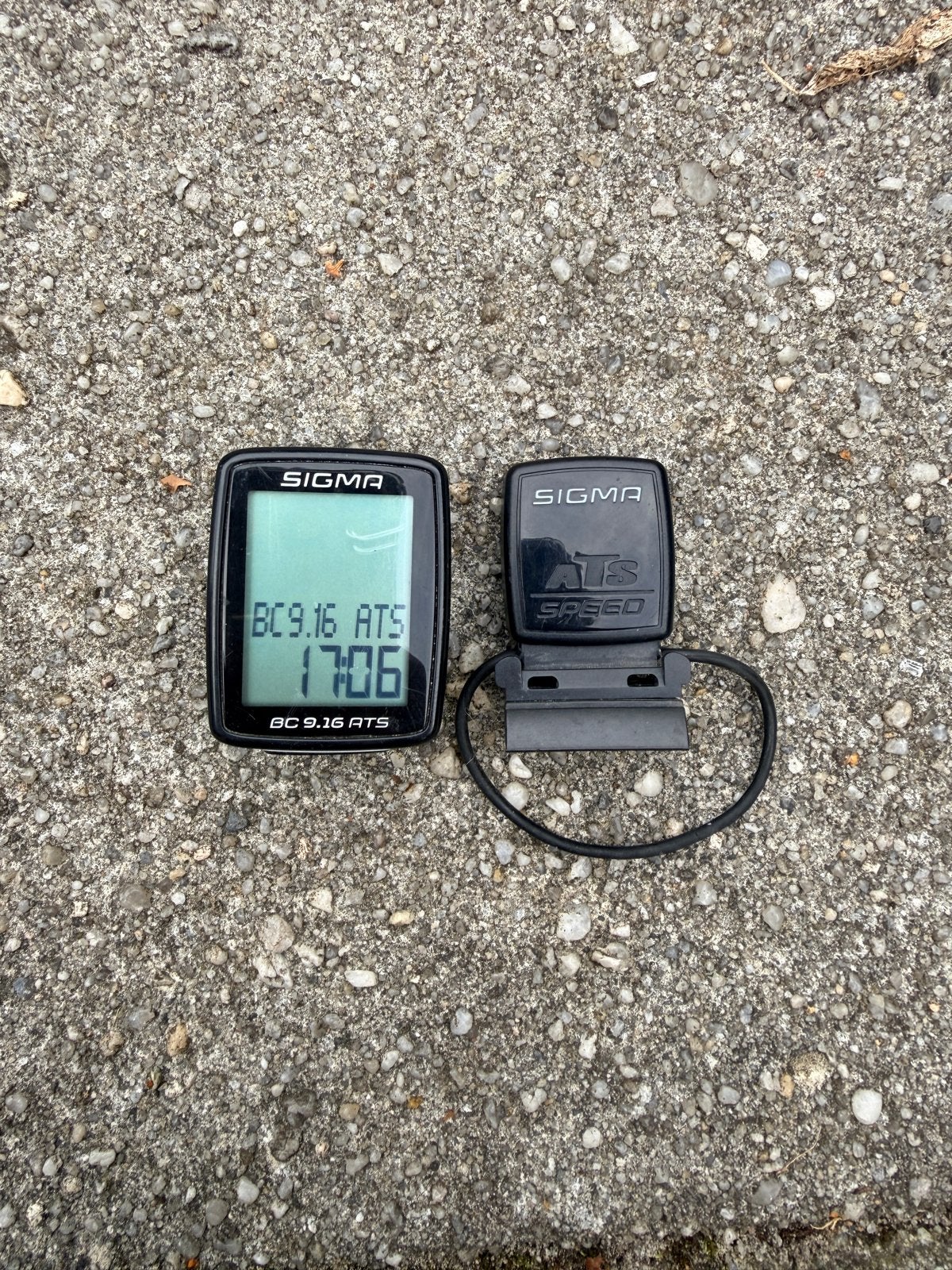 Fietscomputer Sigma BC 9.16 ATS, Ophalen of Verzenden, Draadloos, Gebruikt