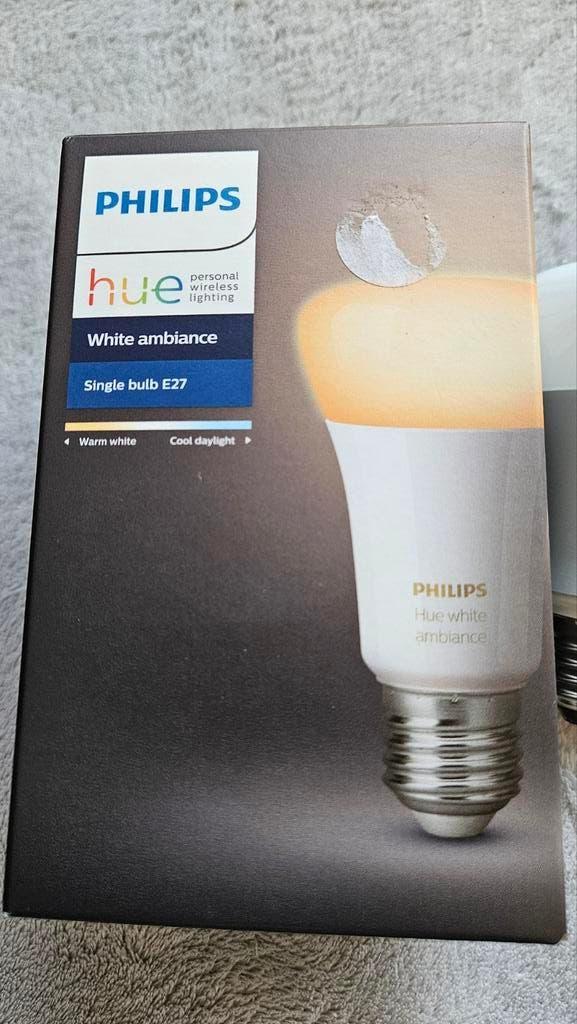 Philips Hue met bridge, Huis en Inrichting, Lampen | Losse lampen, Led-lamp, Minder dan 30 watt, E27 (groot), Ophalen of Verzenden