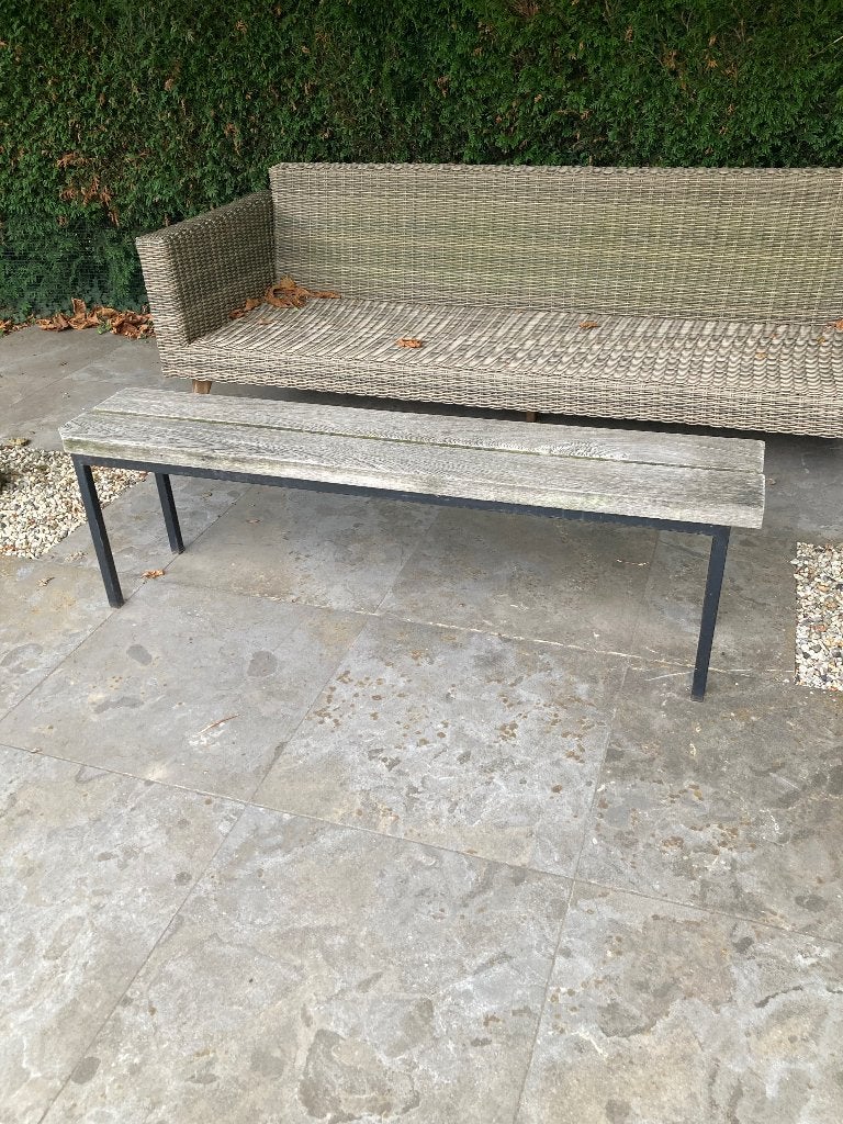 Tuinbank stevig en stoer, Tuin en Terras, Ophalen, Gebruikt, Hout