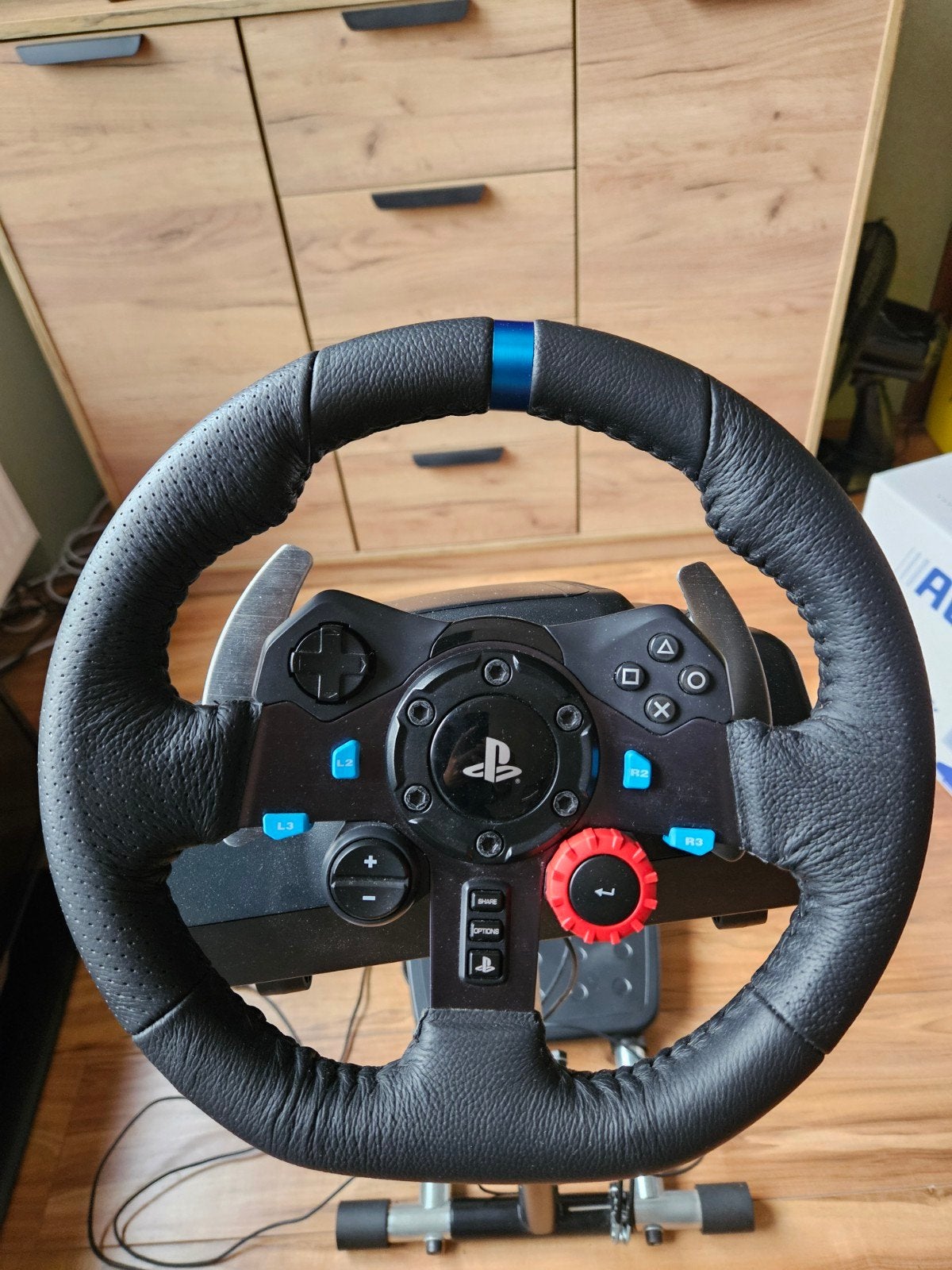 Race game setup, Spelcomputers en Games, Spelcomputers | Sony PlayStation Consoles | Accessoires, Ophalen, Gebruikt, Stuur of Pedalen
