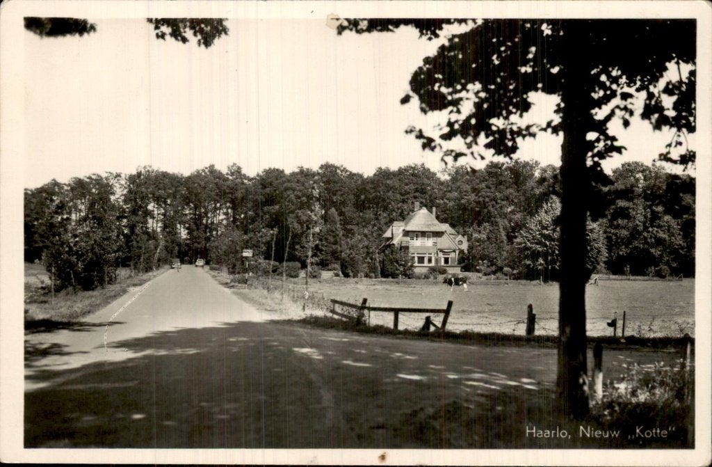 Haarlo - Nieuw Kotte - villa, Ophalen of Verzenden, 1940 tot 1960, Gelopen, Gelderland