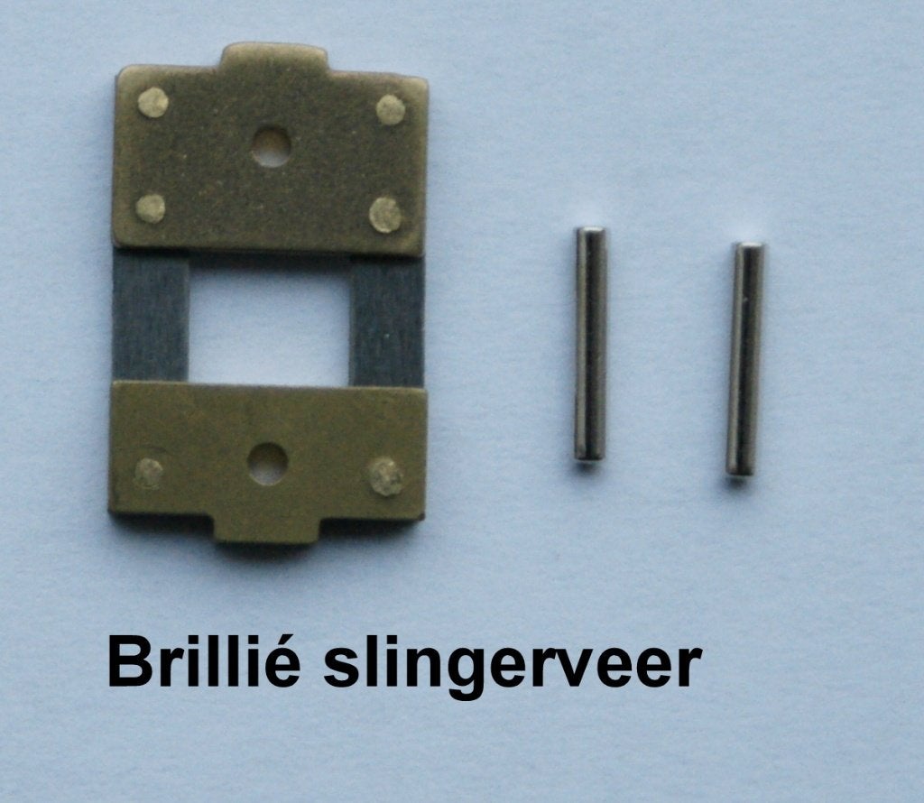Originele Brillié slingerveer., Antiek en Kunst, Ophalen of Verzenden