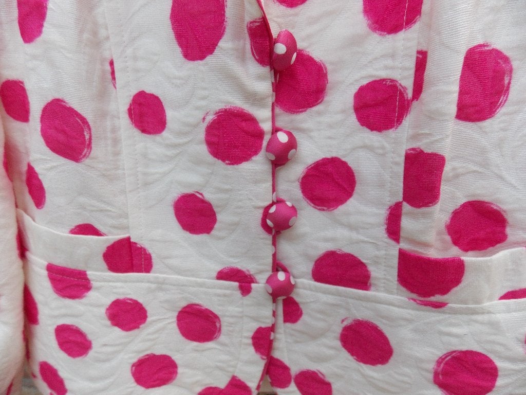 TH Braun roze/wit stippen jasje maat 36 /S, Nieuw, Ophalen of Verzenden, Jasje, Roze
