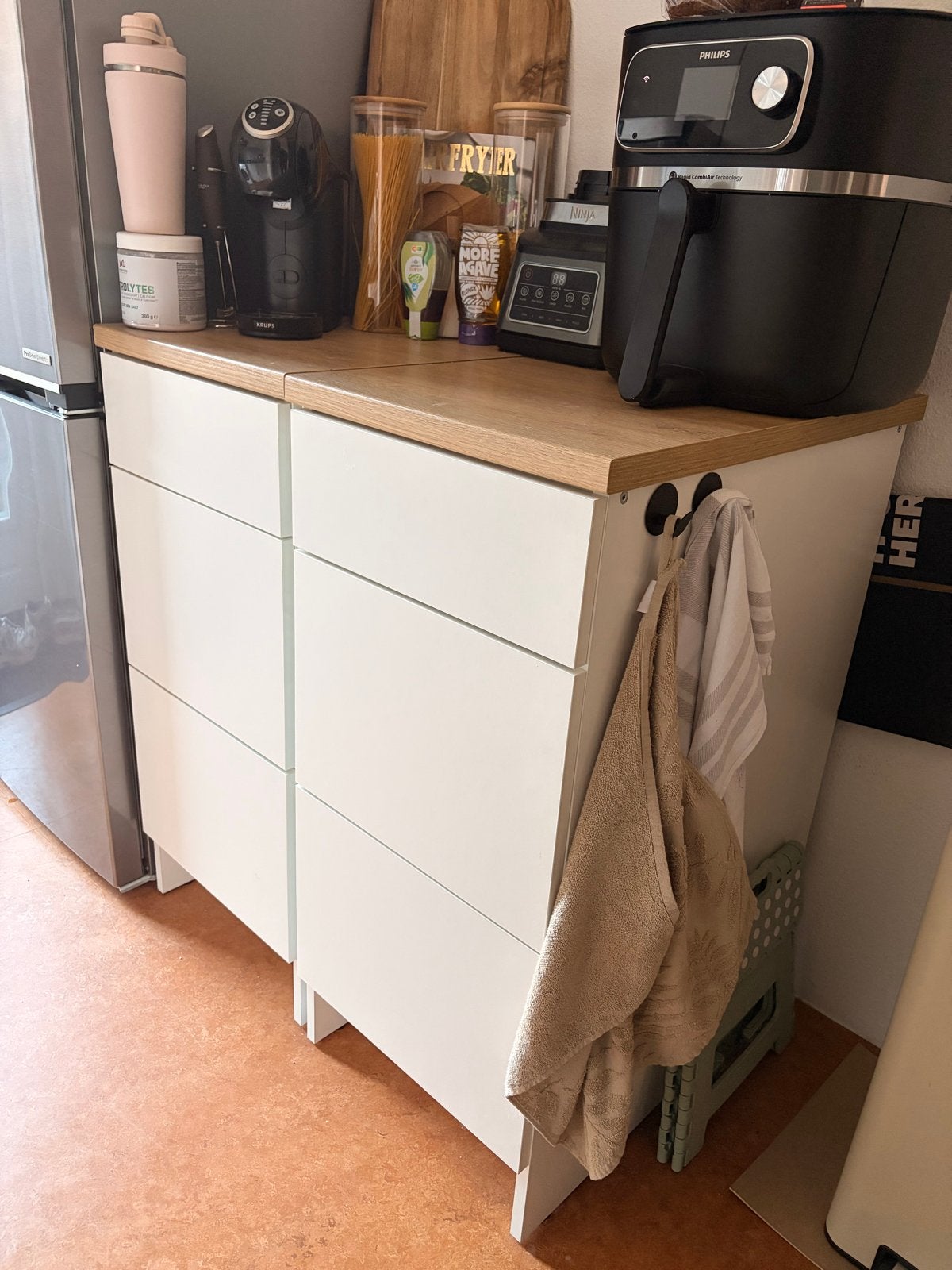 Twee IKEA KNOXHULT ladeblok met 3 lades, Ophalen, Zo goed als nieuw