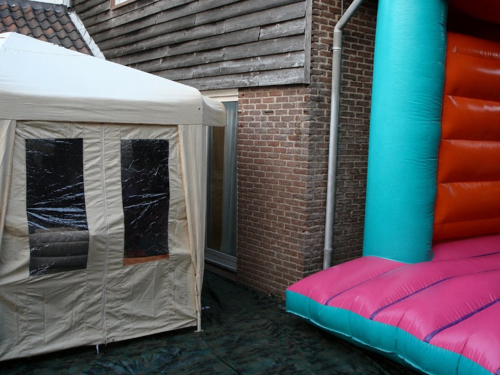 Party tent hexagon formaat 3.5 x 4 meter, Ophalen, Partytent, Minder dan 4 meter, Zo goed als nieuw