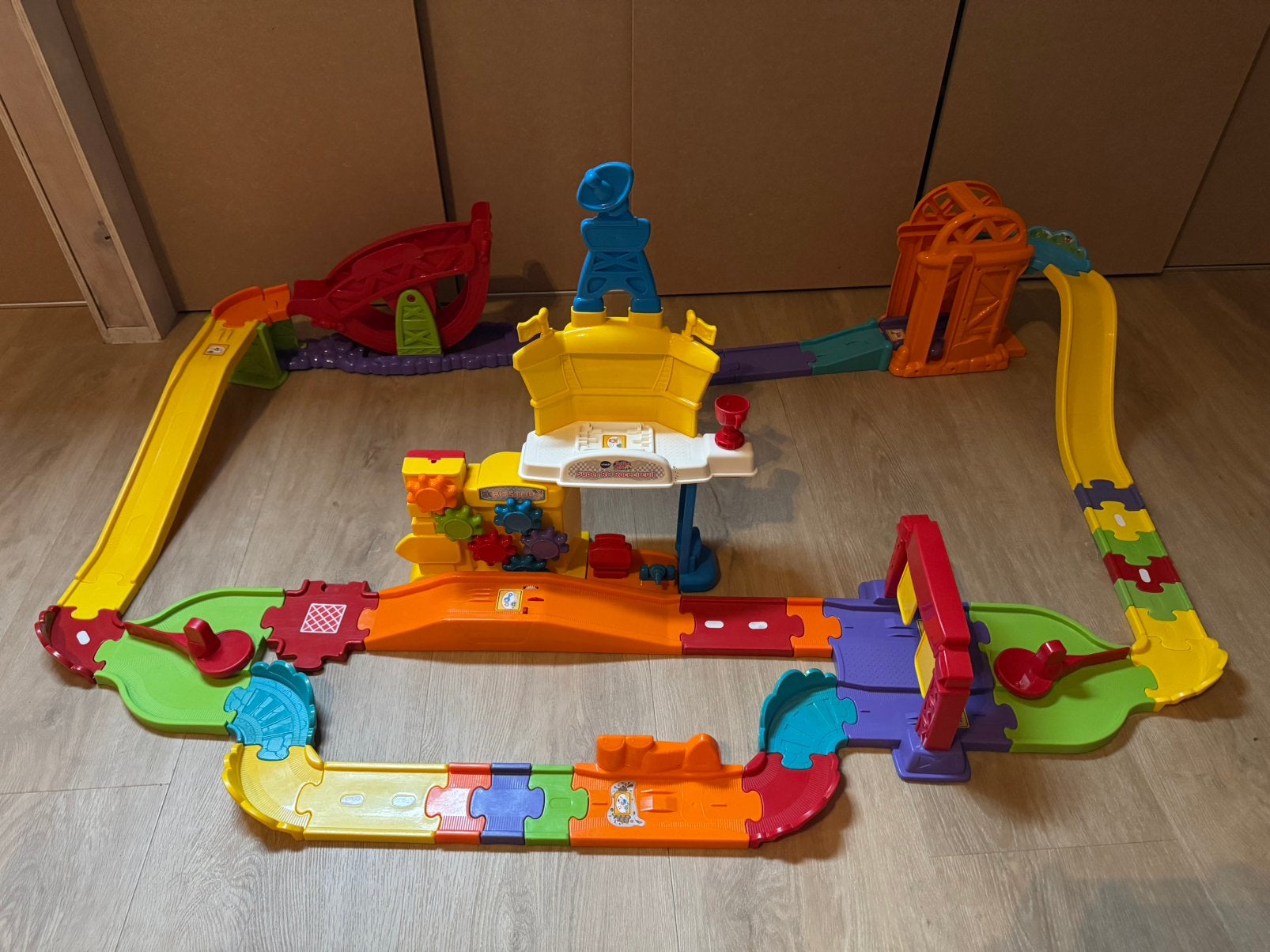 Vtech Toet toet auto racebaan sinterklaas, Ophalen, Gebruikt, 2 tot 4 jaar