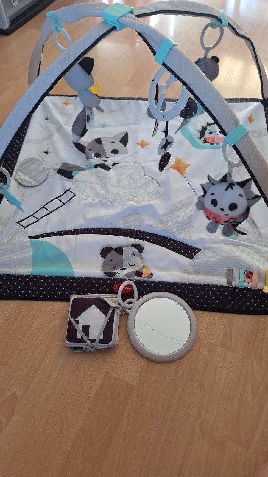 Tiny Love Speelkleed met Babygym - Zwart/Wit, Ophalen, Zo goed als nieuw, Babygym