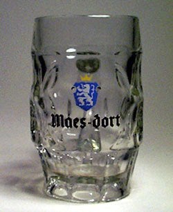 bierpul MAES-DORT brouwerij Waarloos Antwerpen Belgie, Verzamelen, Ophalen of Verzenden, Zo goed als nieuw, Pul(len), Overige merken