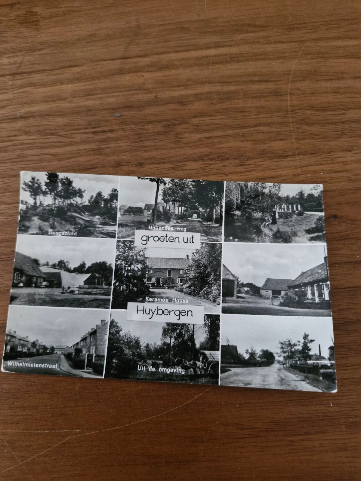 001 Ansichtkaart Huybergen - Groeten uit Huybergen, Ophalen of Verzenden, 1960 tot 1980, Gelopen