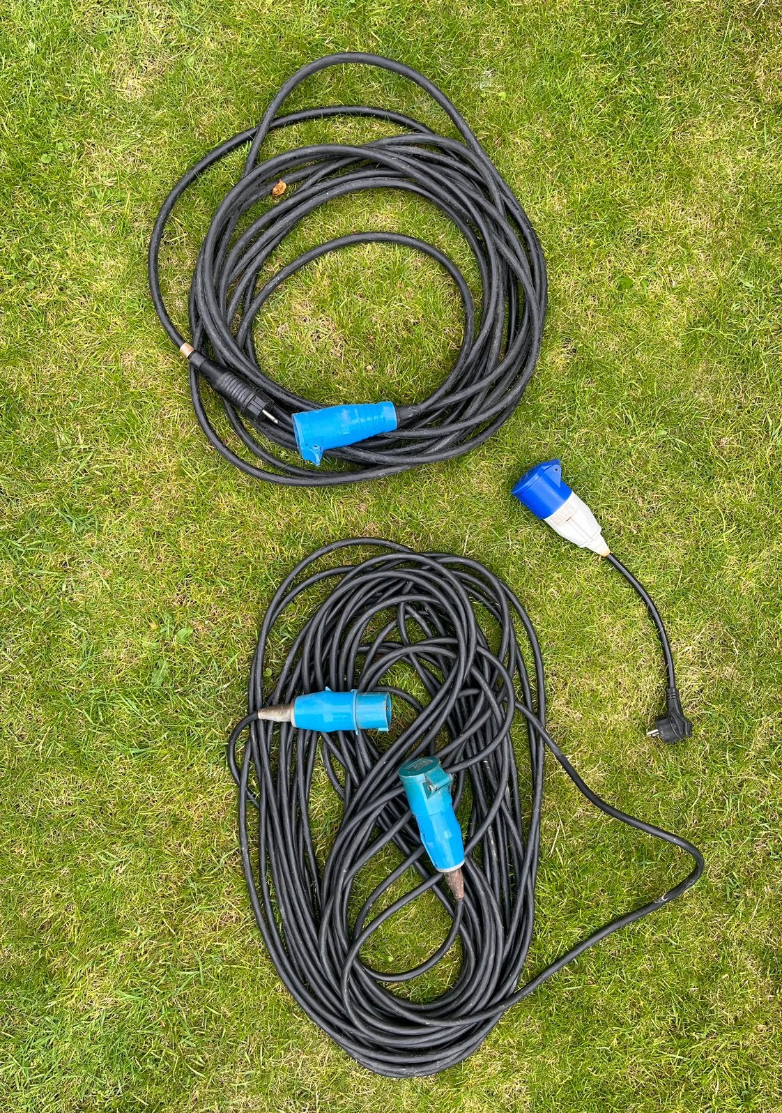 Verlengsnoeren / camping kabels (25m, 10m, kort), Ophalen, Gebruikt, Kabel of Snoer