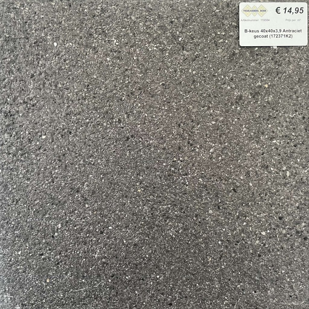 Voordelige B-keus terrastegels 40x40x4 Antraciet ongecoat, Niet ingevuld, Niet ingevuld, Nieuw, Ophalen of Verzenden