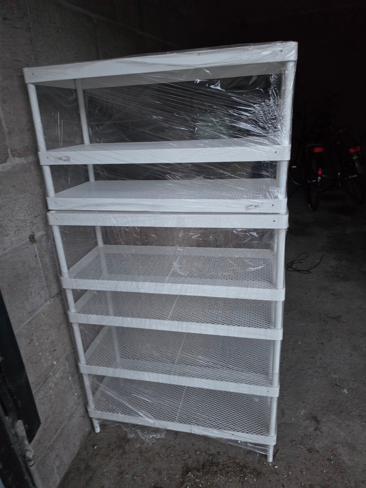 IKEA MACKAPÄR schoenenrek/opberger, wit, Ophalen