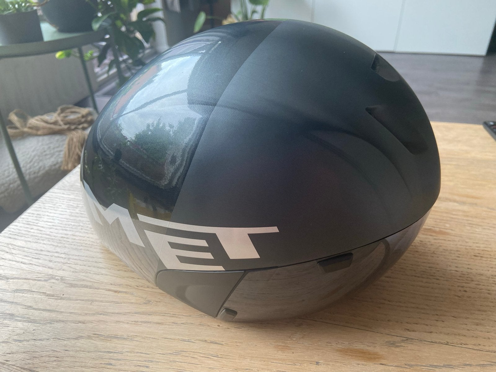 MET Codatronca tijdrit/triathlon helm - Zo goed als nieuw, Ophalen of Verzenden, Zo goed als nieuw, Heer of Dame