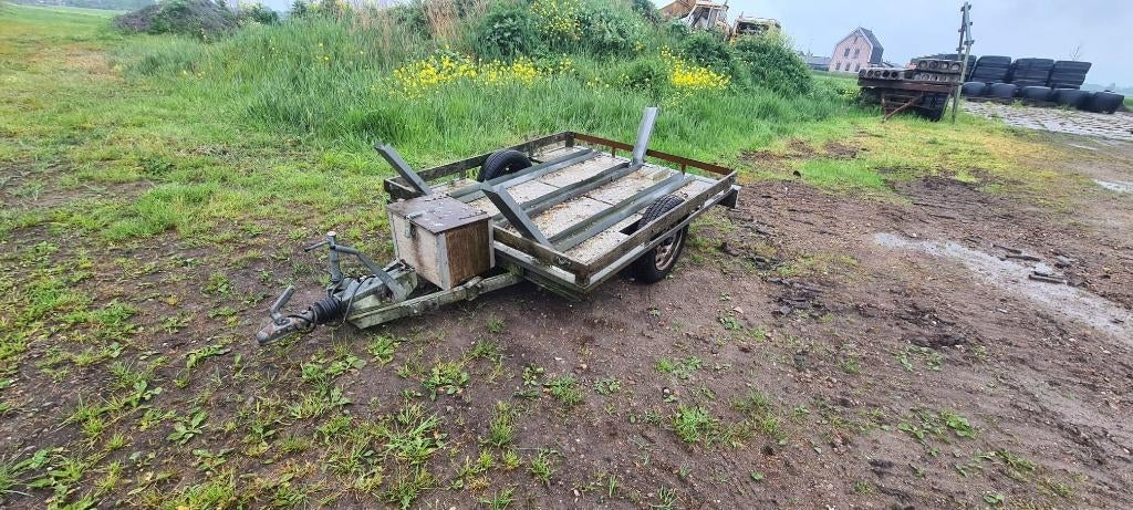 bromfiets motortrailer, Ophalen, Gebruikt