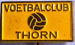 Thorn-clubspelde (oude voetbalclub uit Limburg), Verzenden, Zo goed als nieuw, Sport, Speldje of Pin