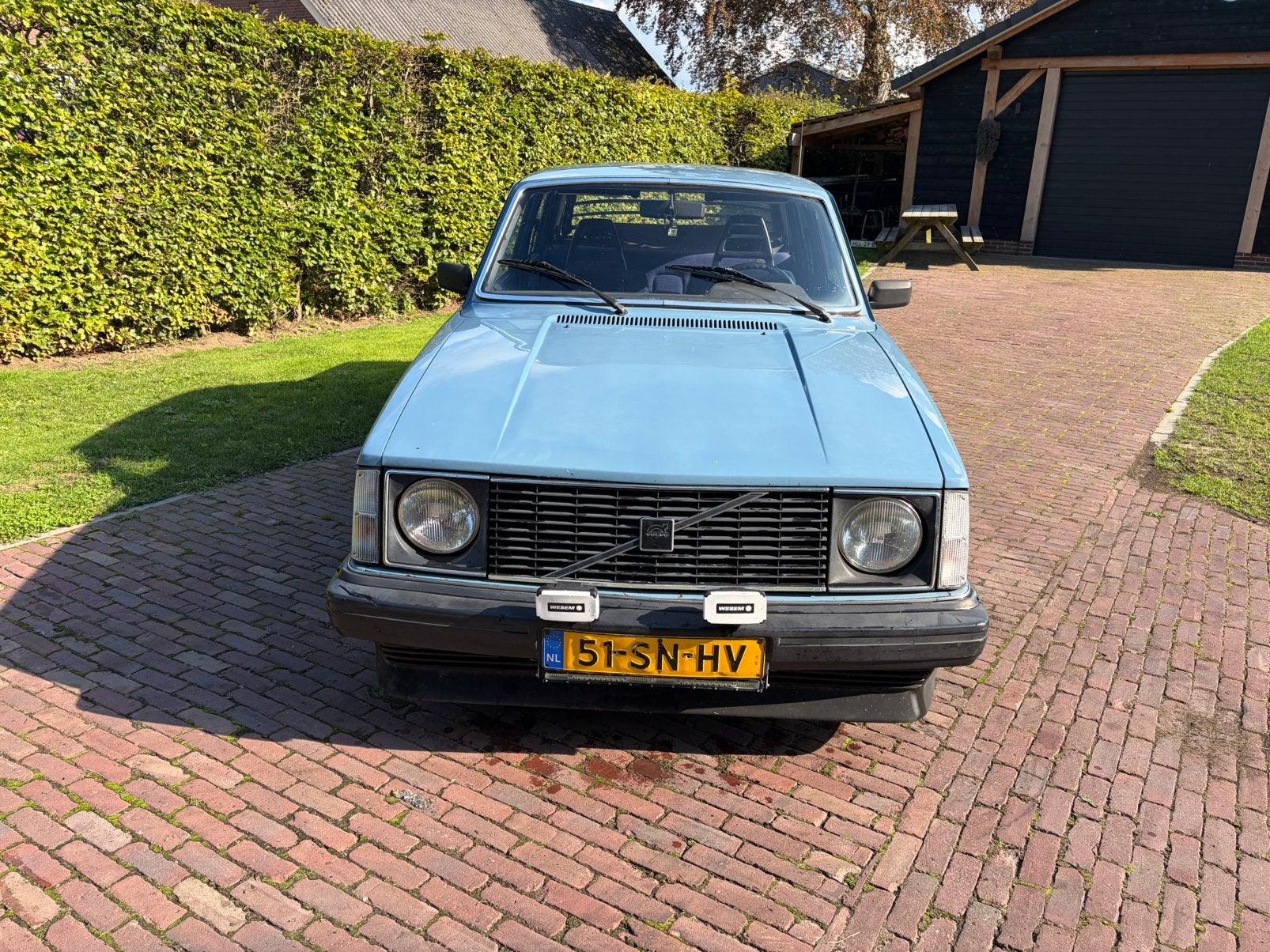 Volvo 244 1978 turbo, Auto's, 4 cilinders, Blauw, 102 pk, Handgeschakeld