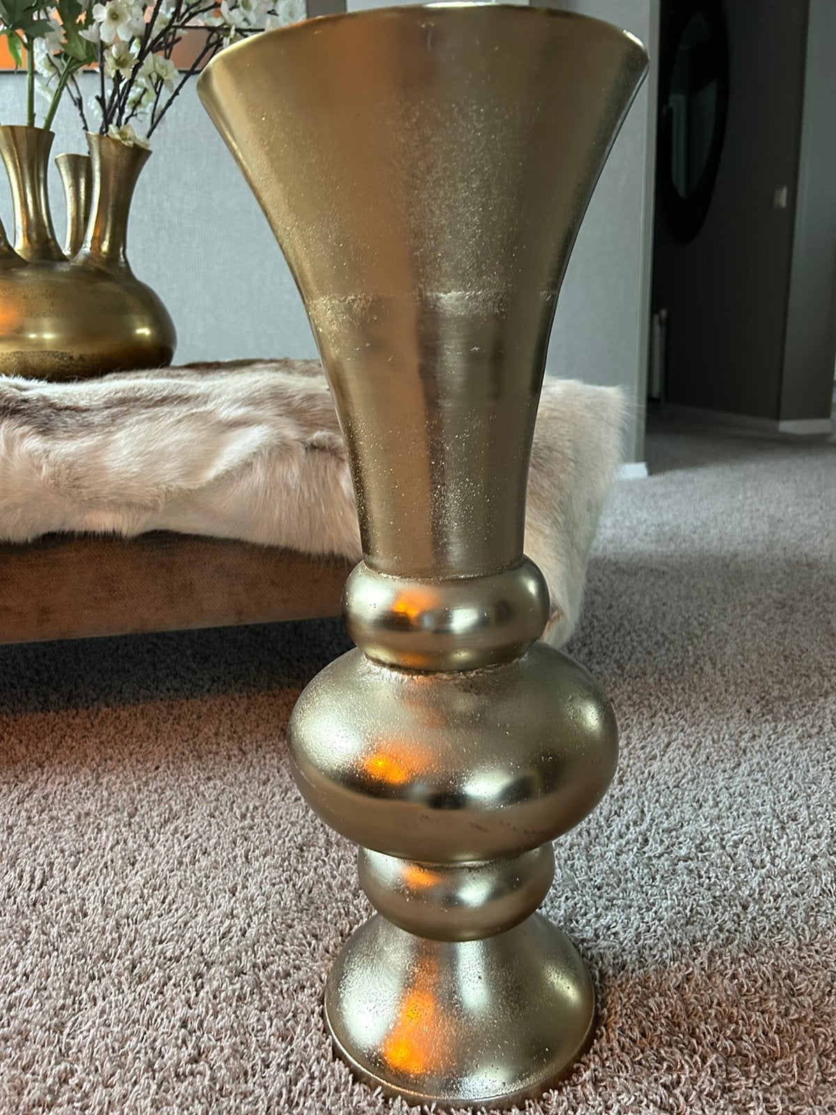 Grote gouden richmond vaas !, Huis en Inrichting, Woonaccessoires | Vazen, Ophalen of Verzenden