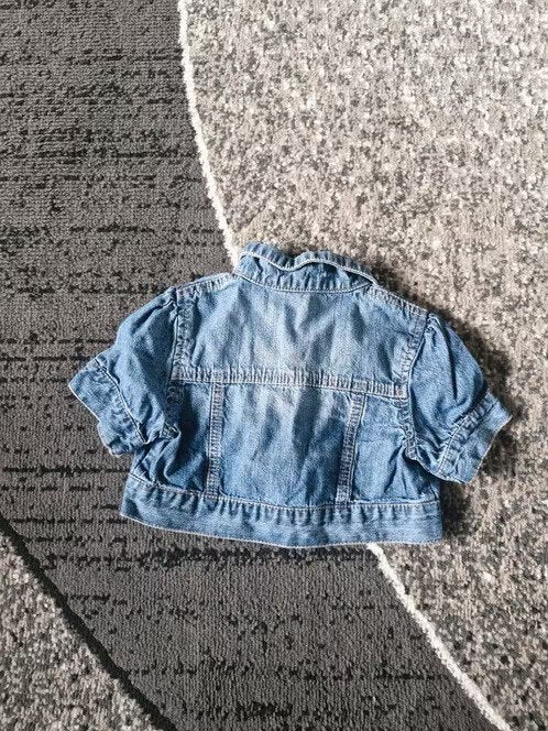 Blauw spijkerjasje Maat 80 h3, Kinderen en Baby's, Babykleding | Maat 80, Meisje, Early Days, Ophalen of Verzenden, Zo goed als nieuw