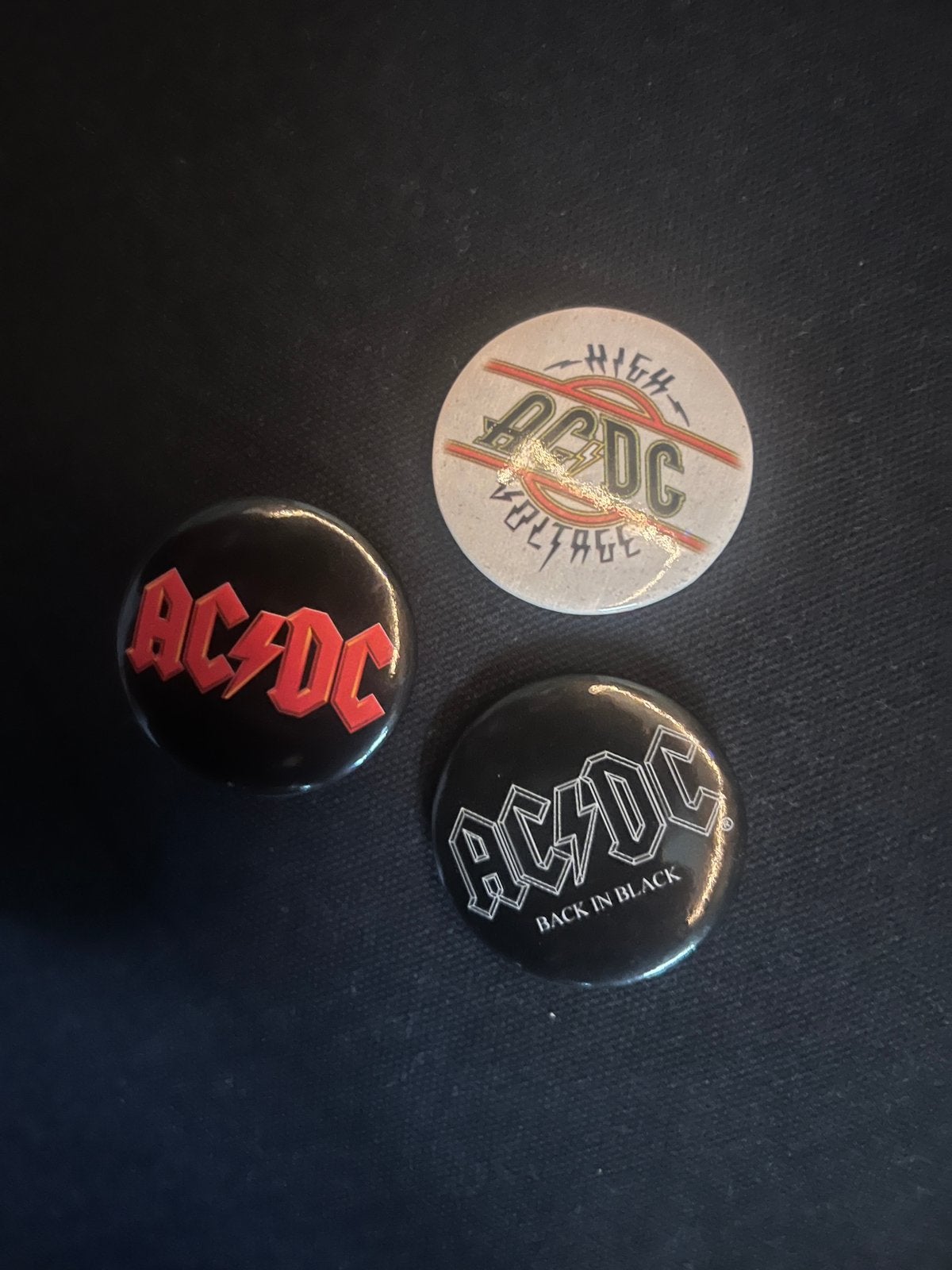 AC/DC Buttons/Speldjes Pins, Ophalen of Verzenden, Gebruikt, Overige onderwerpen, Button