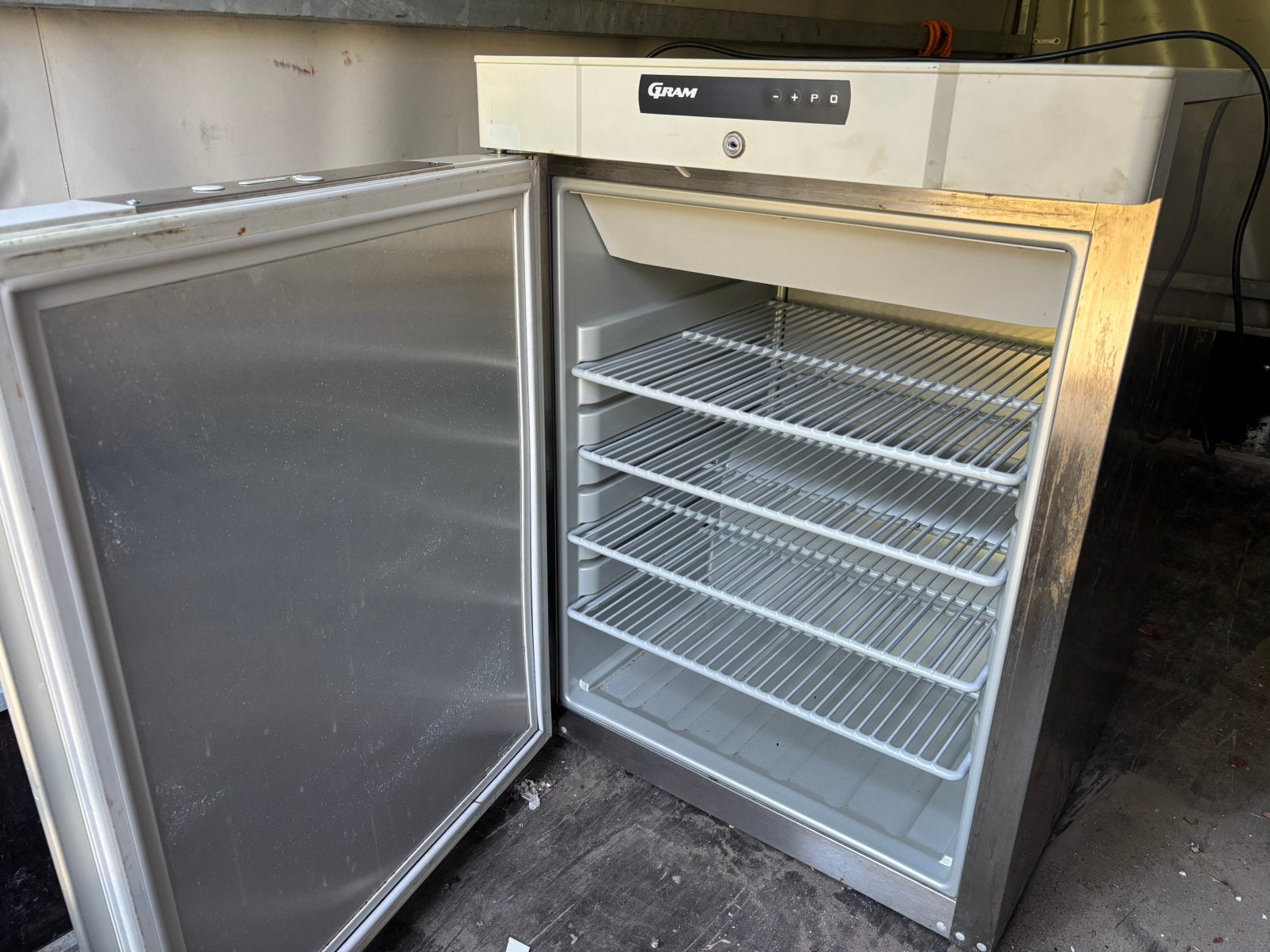 Gram horeca koelkast type K 210 RG 3N, Witgoed en Apparatuur, 200 liter of meer, 60 cm of meer, Zonder vriesvak, Gebruikt