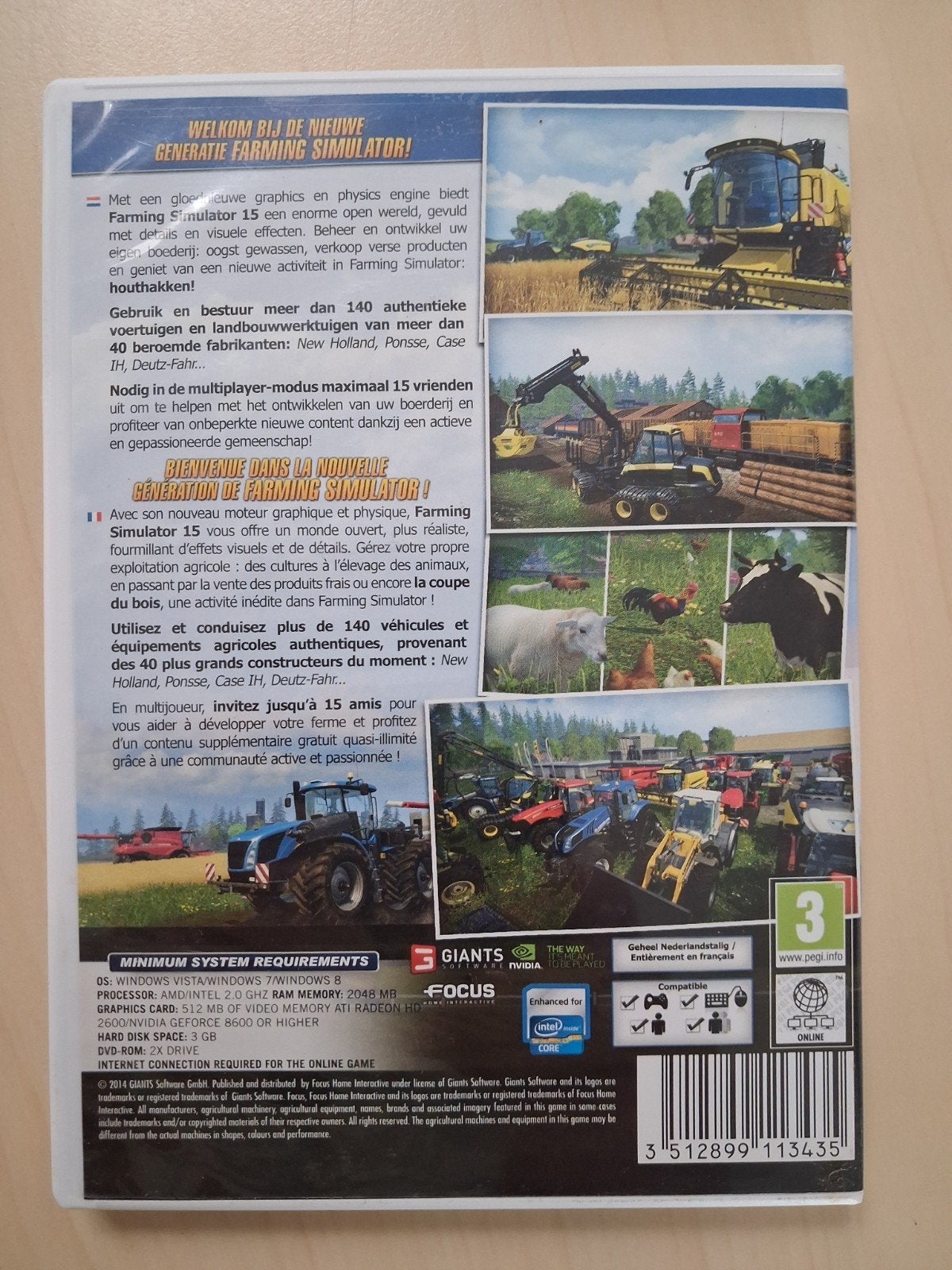 Farming Simulator 2009, 2013 en 2015 PC DVD-ROM, Spelcomputers en Games, Ophalen, Online, 1 speler, Zo goed als nieuw