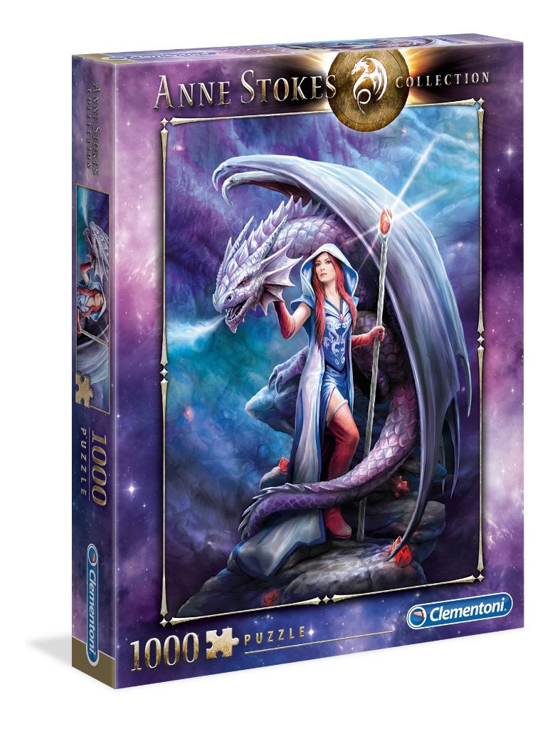 Clementoni: Anne Stokes Dragon Mage 1000 stukjes, Ophalen of Verzenden, 500 t/m 1500 stukjes, Nieuw, Legpuzzel