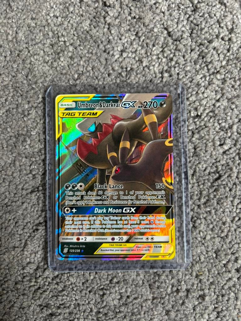 Darkrai&Umbreon GX, Ophalen of Verzenden, Zo goed als nieuw