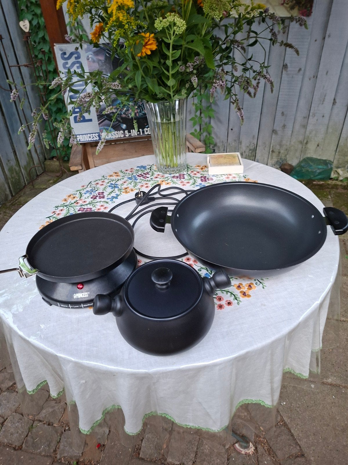 princess wok grill en fondue/kook set, Ophalen of Verzenden, Nieuw
