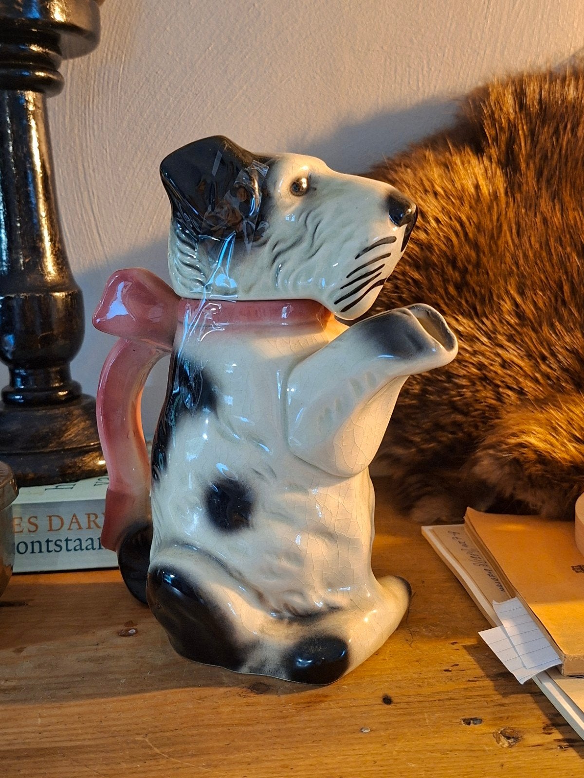 Vintage Erphila Honden Theepot - 6702B, Ophalen of Verzenden