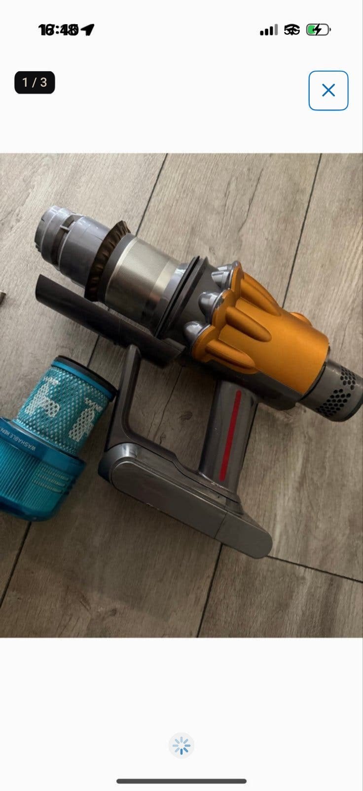 Dyson V12 Accu, Mainbody en Filter - Onderdelen, Gebruikt, Draadloos, Ophalen of Verzenden, Dyson