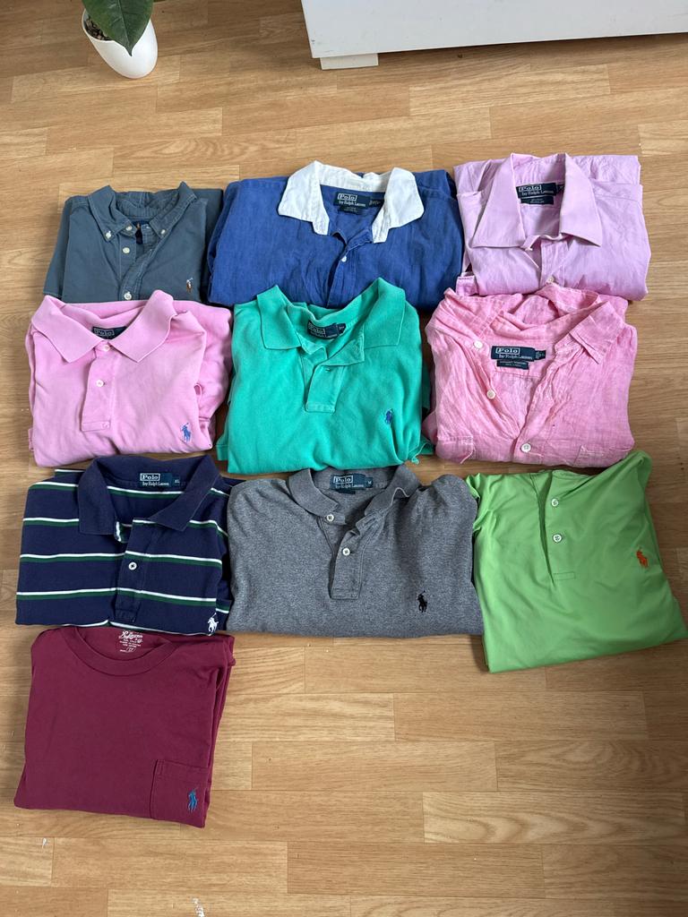 Pakket 10x Polo Ralph Lauren - Mix Maten, Ophalen of Verzenden, Zo goed als nieuw, Overige kleuren, Overige halswijdtes