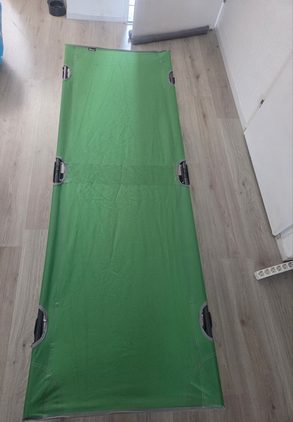 3x opvouwbaar veldbed / campingbed - Groen, Ophalen, Gebruikt