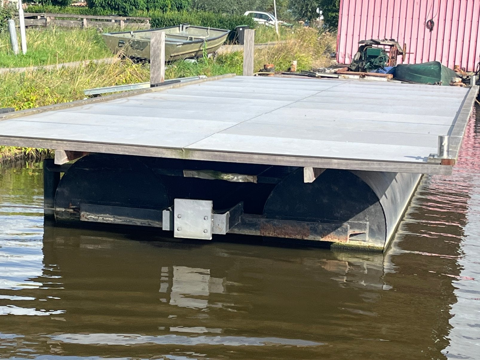 Ponton vlot house boot varend, Ophalen of Verzenden, Zo goed als nieuw