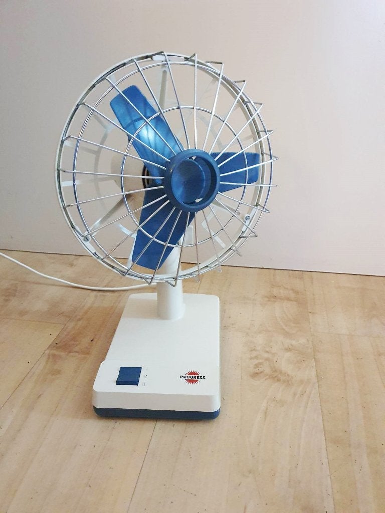 Vintage ventilator Progress,werkend,jr'70,izgst,retro,fan, Ophalen of Verzenden