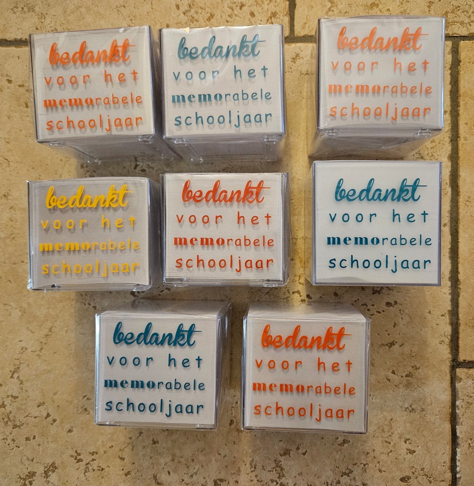 Juffencadeau - meester cadeau- memoblok, Ophalen of Verzenden, Nieuw