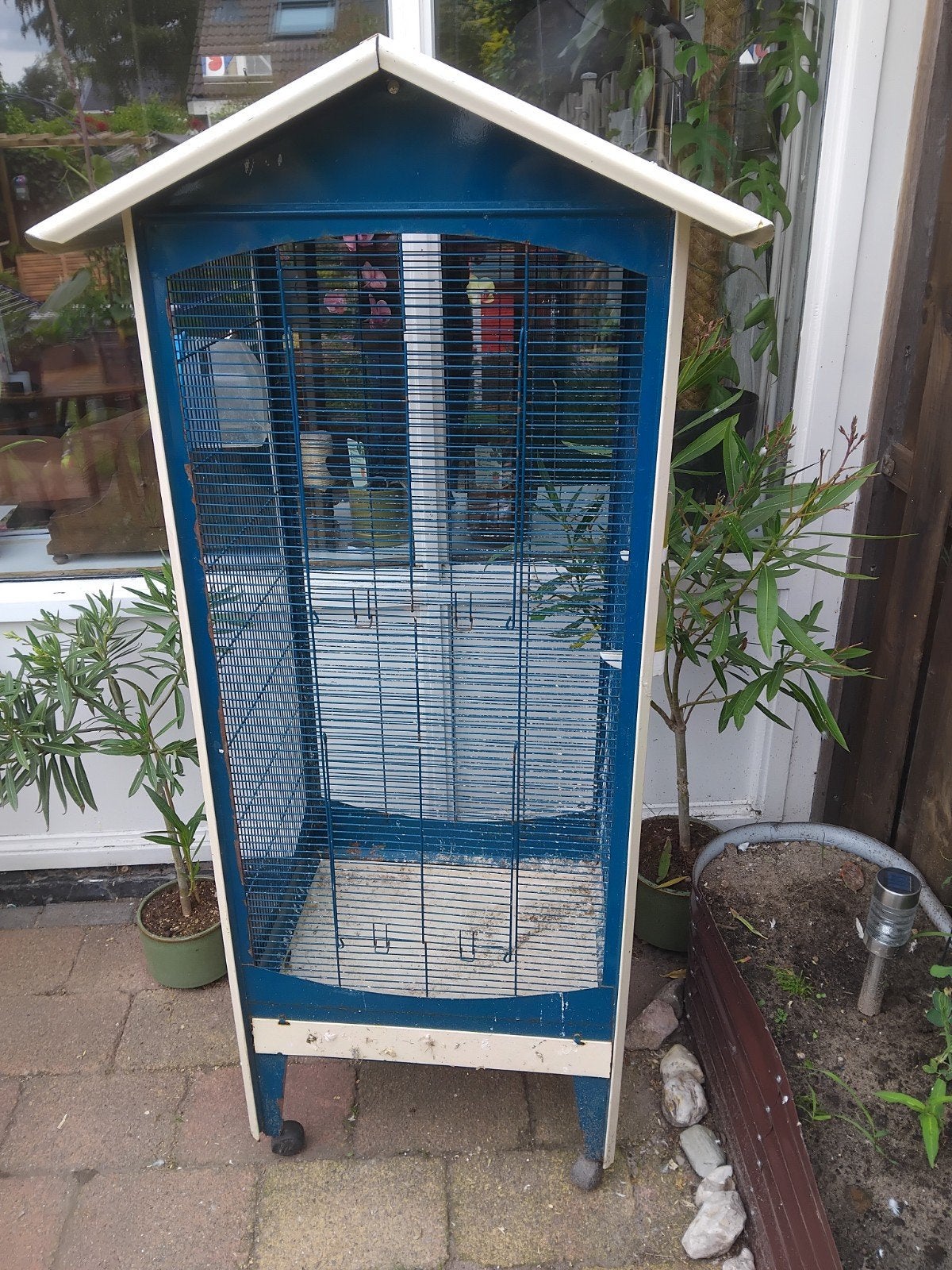 Vogelkooi., Ophalen, Gebruikt, Metaal, Vogelkooi