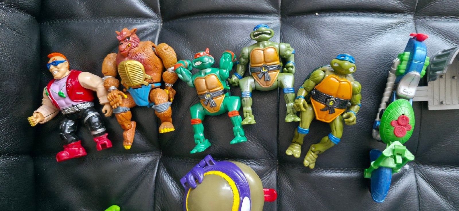 Vintage Teenage Mutant Ninja Turtles aciefiguren en speelset, Ophalen of Verzenden, Gebruikt