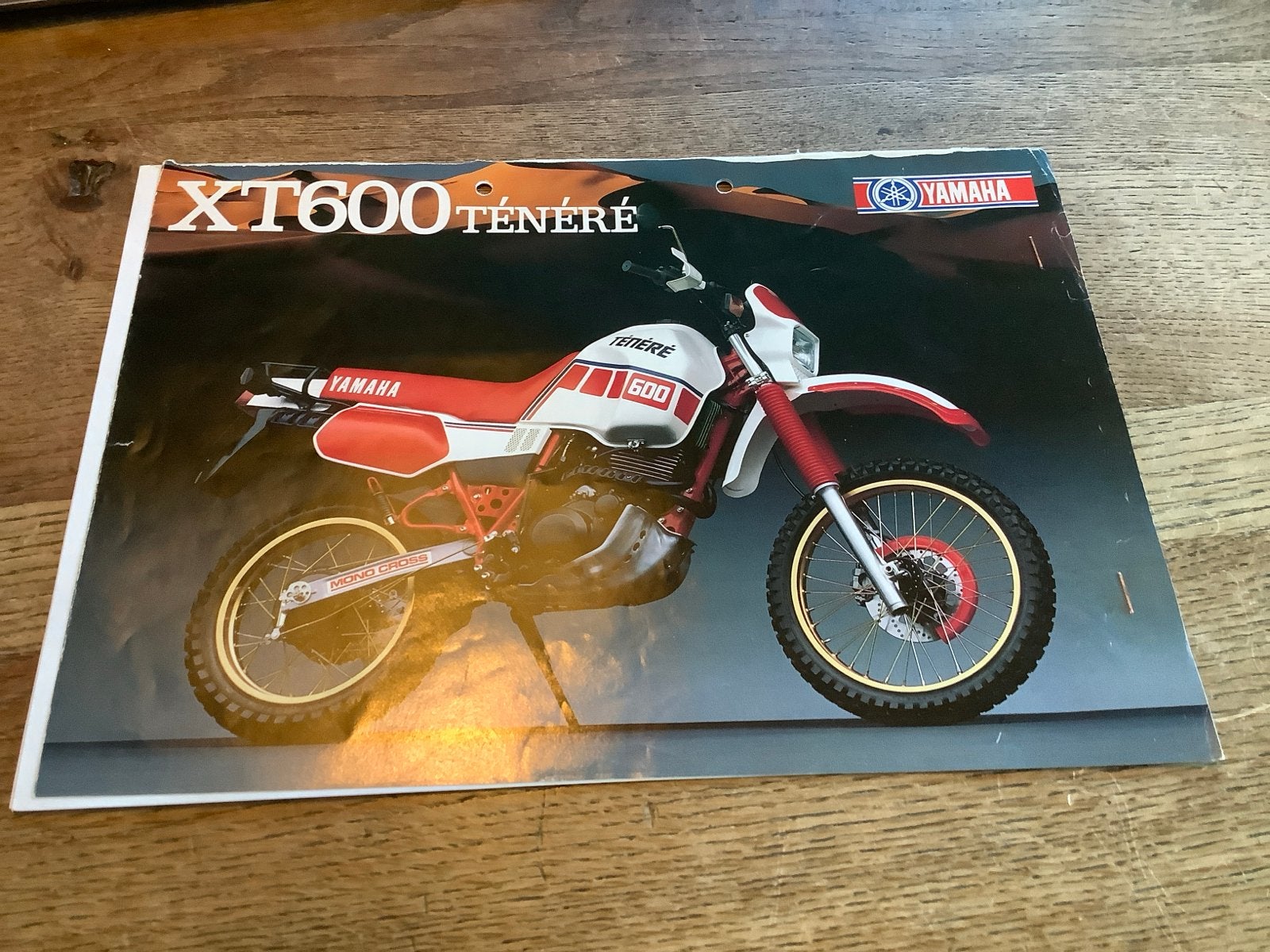 Yamaha XT600 Ténéré folder met 2 datasheets.    (72), Verzenden, Yamaha
