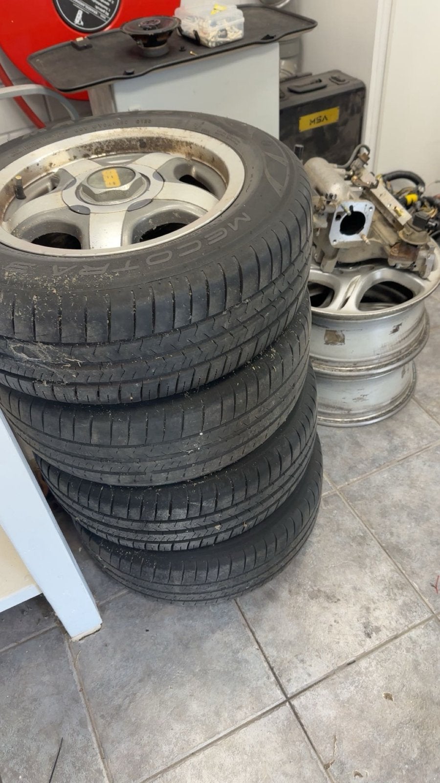 Bbs velgen met band, Ophalen, Zo goed als nieuw