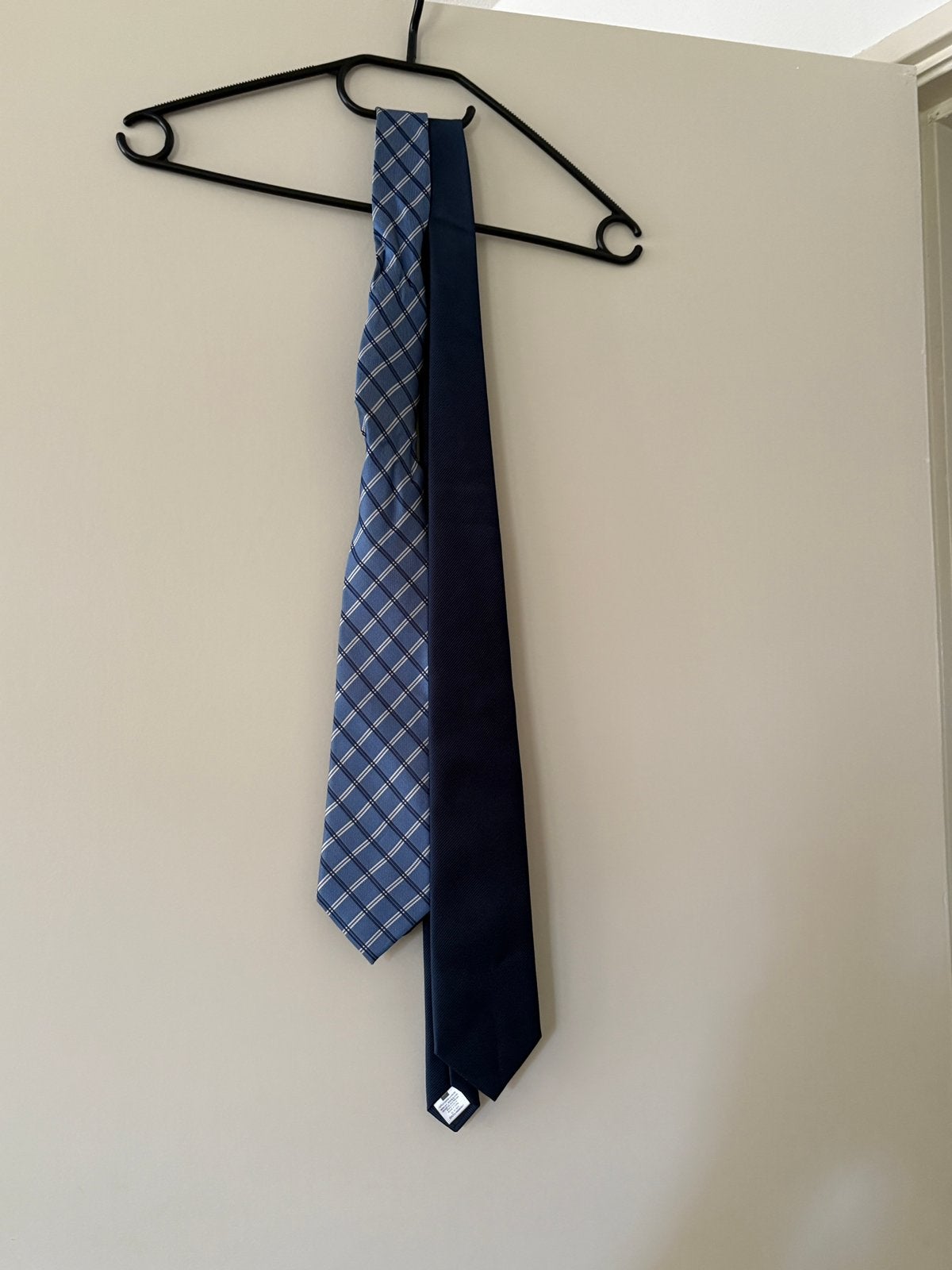 Stropdassen, Ophalen, Gedragen, Blauw, Effen