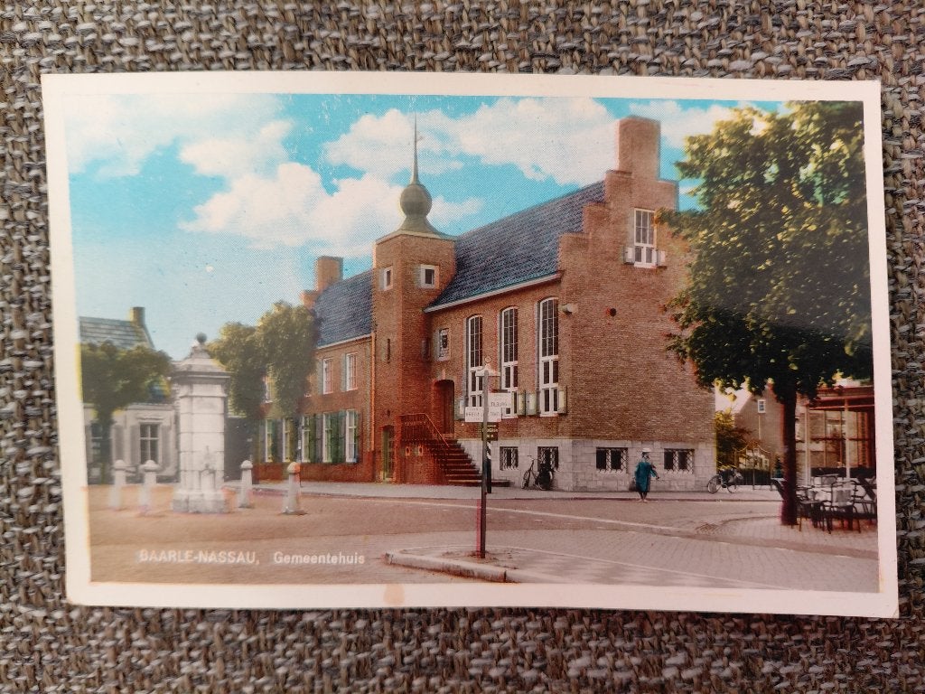 Baarle-Nassau, Gemeentehuis, gelopen, 1963,, Verzenden, 1960 tot 1980, Gelopen, Gebouw