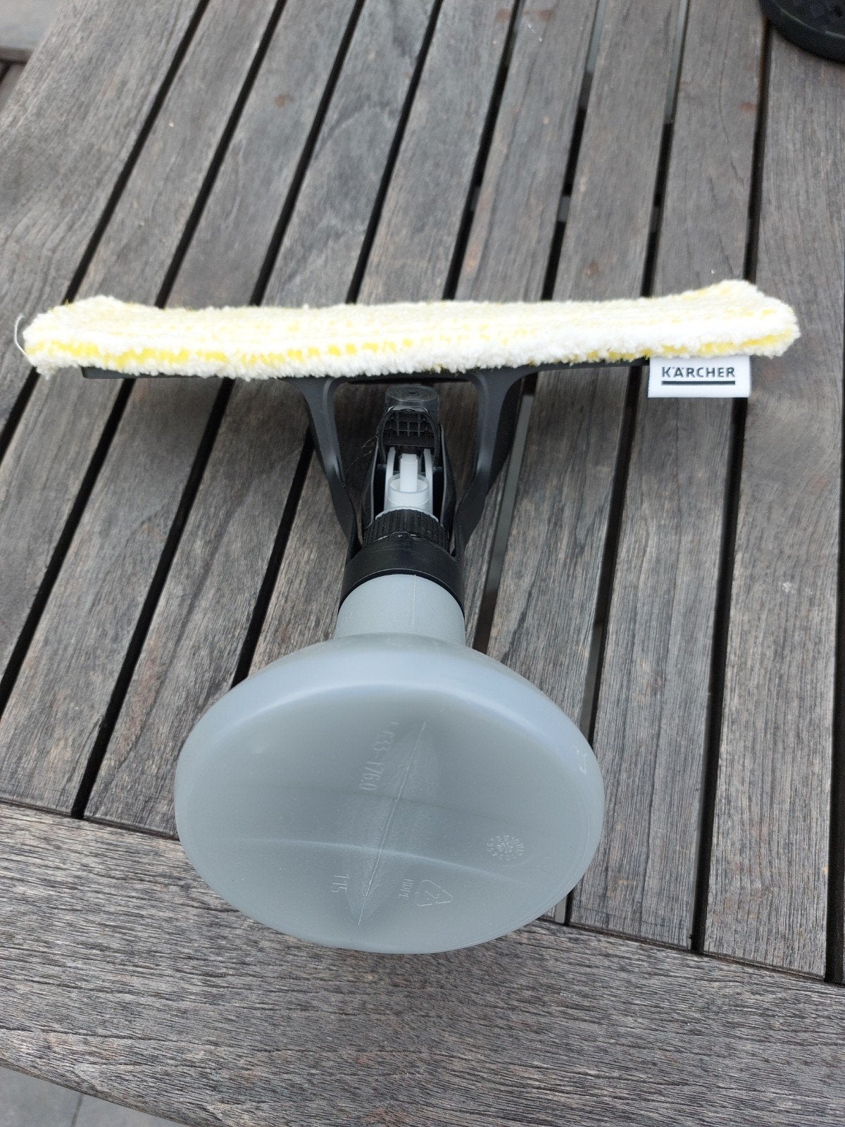 Kärcher Raamwisser met Sprayfles en Microvezelhoes, Ophalen of Verzenden, Raamwisser of Trekker