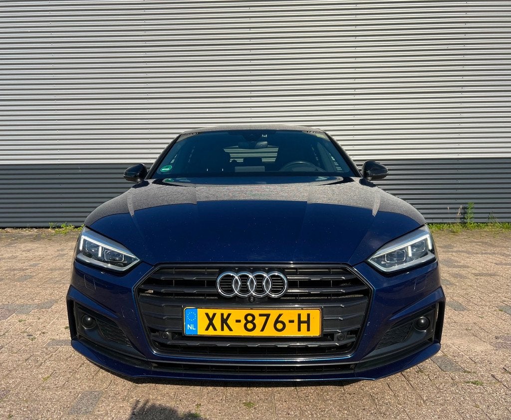 Audi A5 Sportback 2.0 TFSI g-tron Design 3x S line Automaat, Auto's, Gebruikt, 4 cilinders, Blauw, Leder