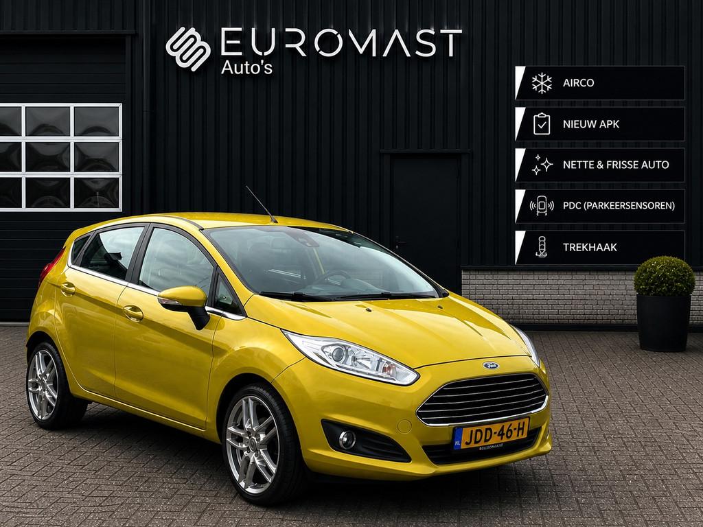 Ford FIESTA 1.0 EcoBoost Titanium Airco | 5Deurs | Nieuw Apk, Voorwielaandrijving, Euro 5, 101 pk, Gebruikt