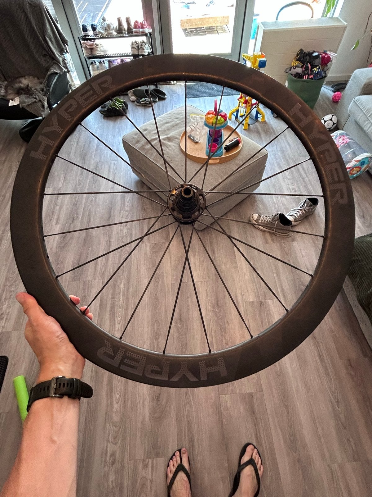 Winspace lun hyper wheels 50mm, Gebruikt, Racefiets, Carbon, Ophalen