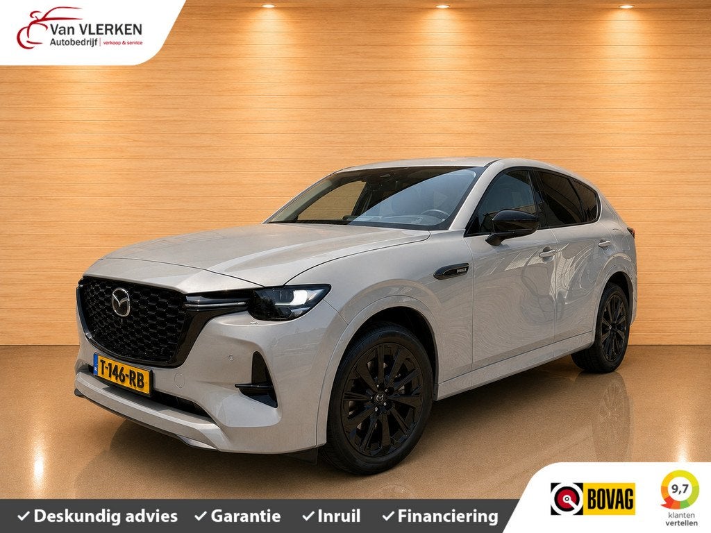 Mazda CX-60 2.5 e-SkyActiv PHEV Homura, Auto's, Mazda, Automaat, 12 maanden, 4 cilinders, 2500 kg
