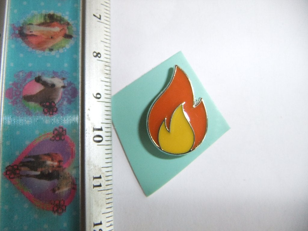 metalen pin of speldje vlam, Verzenden, Nieuw, Overige onderwerpen