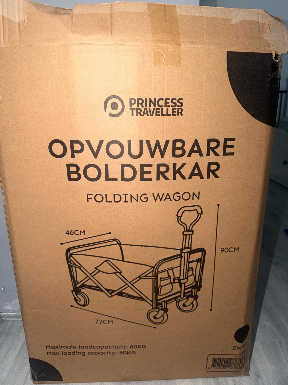 Princess Traveller Opvouwbare Bolderkar - Nieuw in doos, Ophalen, Opvouwbaar, Nieuw