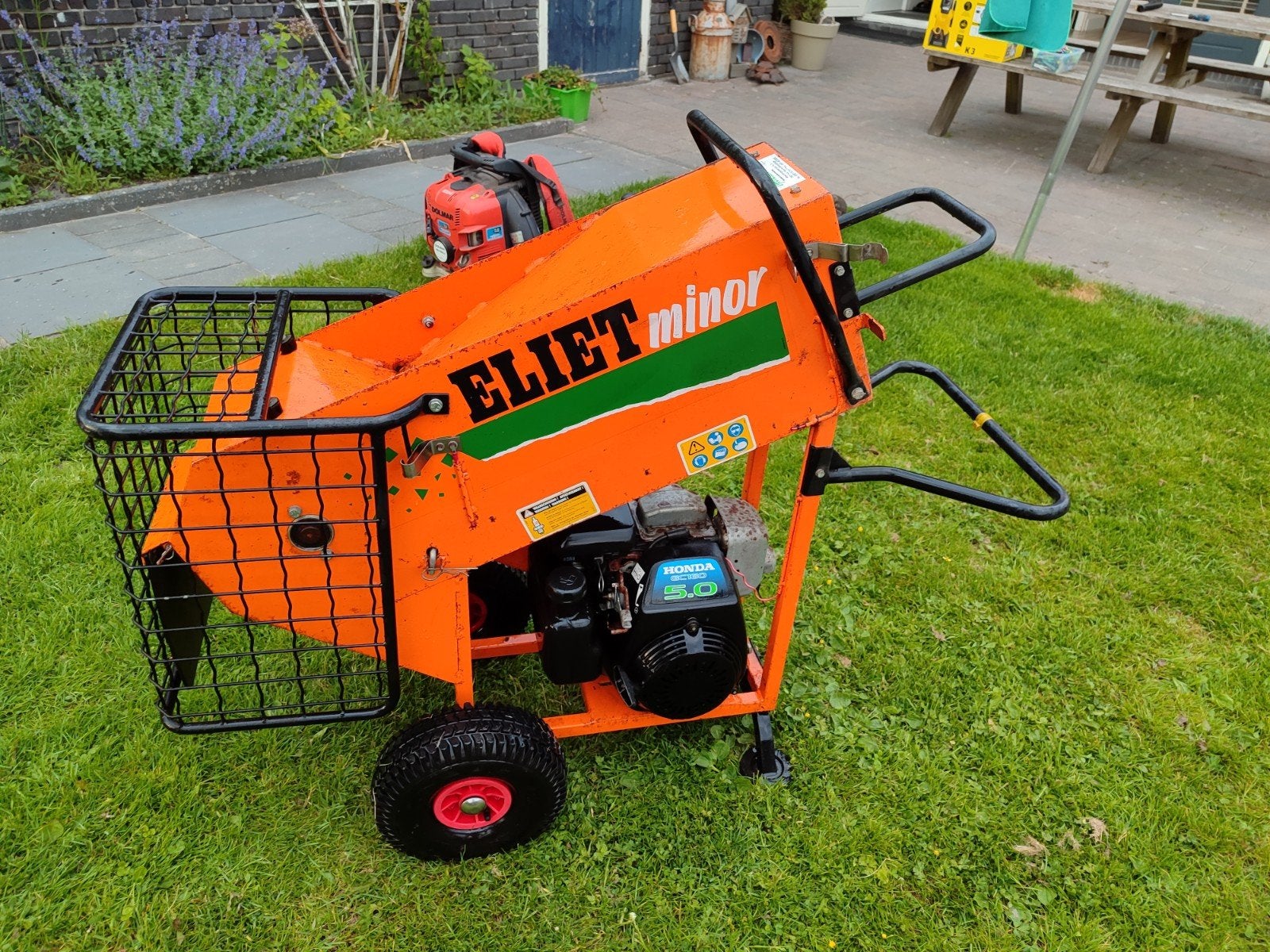 Eliet Minor Hakselaar met Honda GC160 motor, Tuin en Terras, Hakselaars, Ophalen