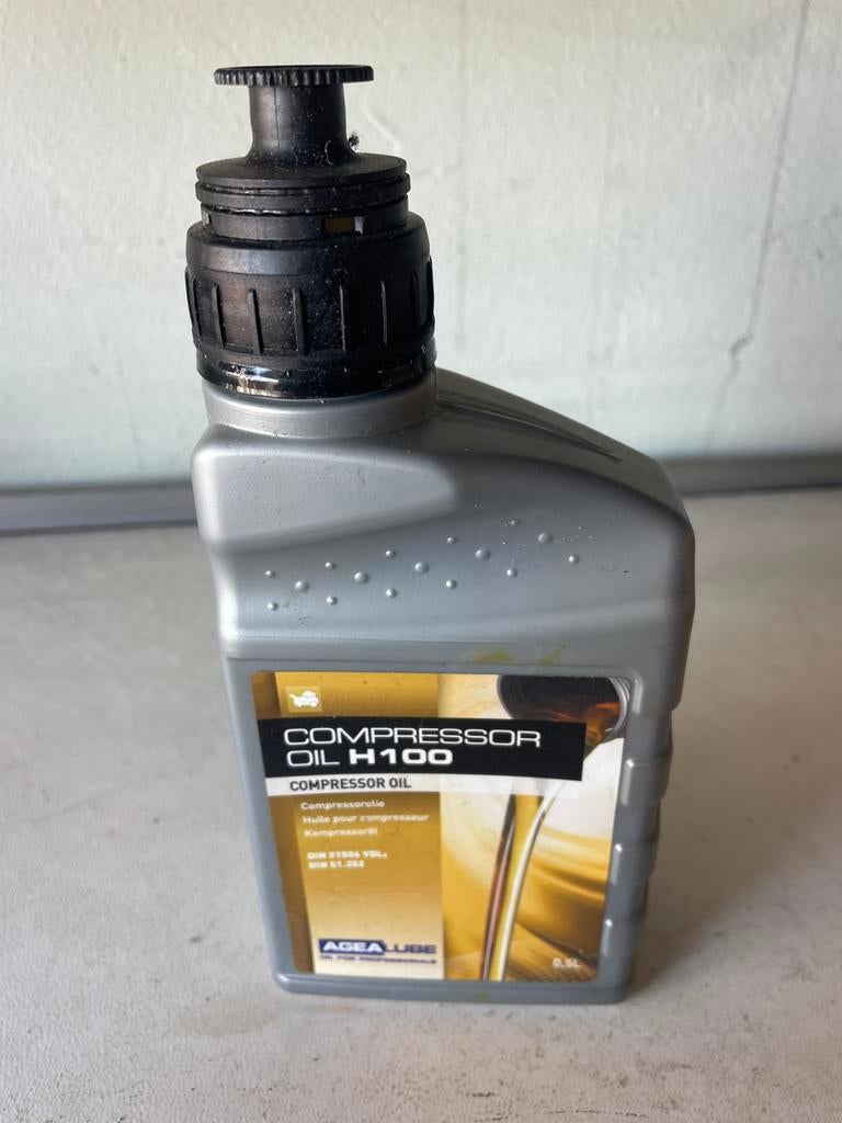 Compressorolie H100 - 0.5L AGEA Lube, Motoren, Ophalen
